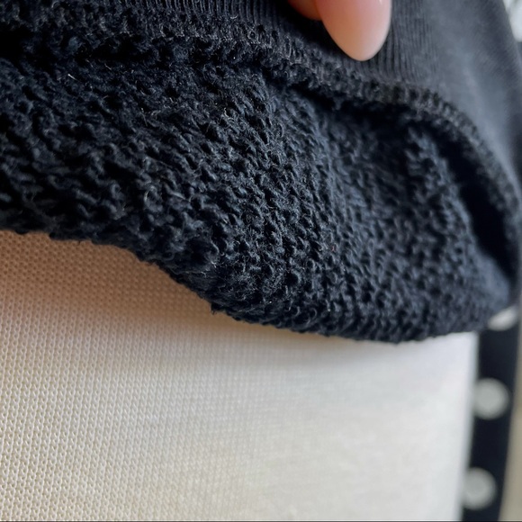 Gucci Black Logo Polka Dot Sweatshirt XXXS XS 617964 Designer Luxury Top Trendy - Picture 13 of 16